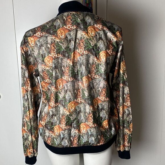 VINTAGE DISNEY | Animal Kingdom Paper Jacket Full Zip Size L - Picture 2 of 7